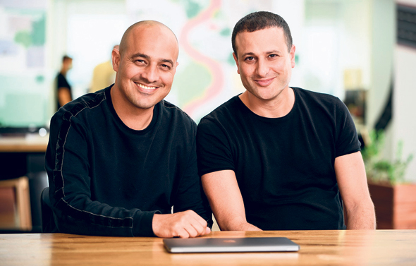 Controlup co-founders Asaf Ganot (left) and Yoni Avital. Photo: David Garb