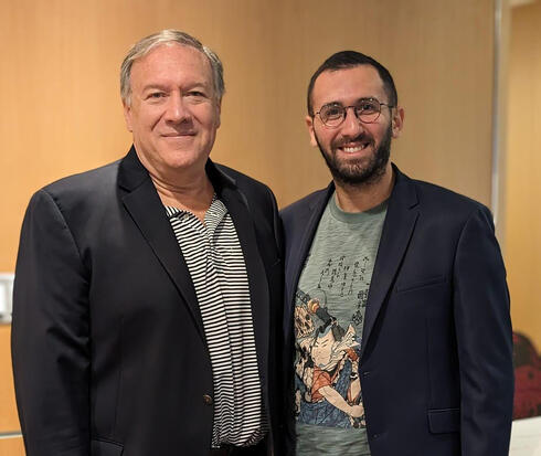 Mike Pompeo (left) and Dan Brahmy. 